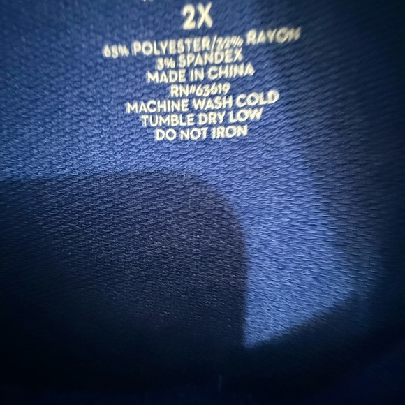 Nine West Blue Cowl Neck Sweater Relaxed Fit - Picture 2 of 2